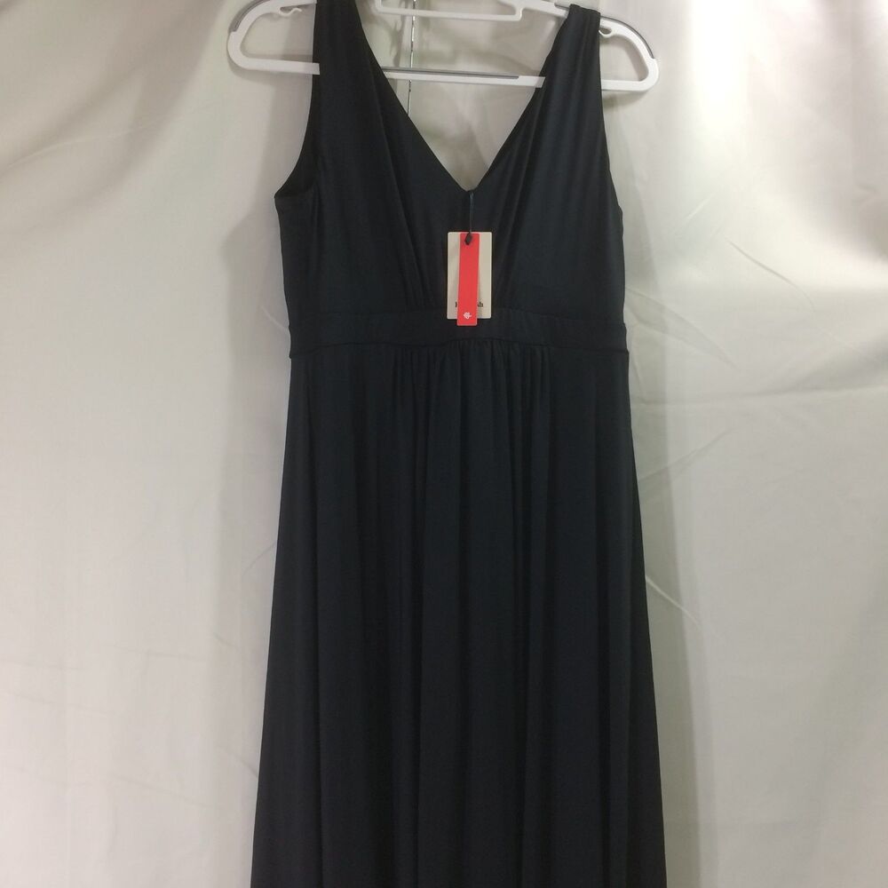 NEW Popilush Black Shapewear Maxi Dress Built In Bra Formal Slit XXL NO TIE - Picture 10 of 10